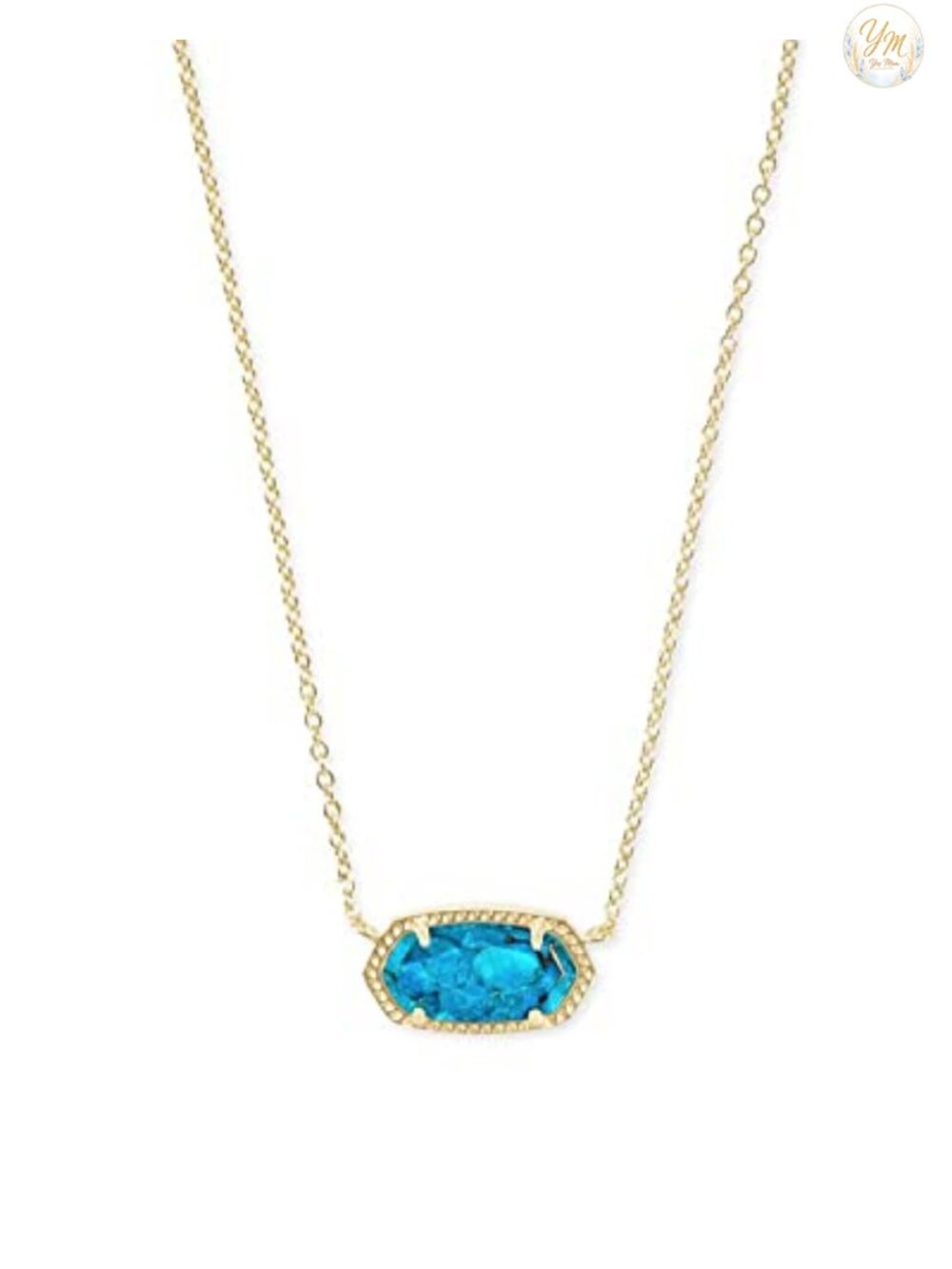 14k Gold-Plated Dainty Pendant Necklace Women's Fashion Jewelry